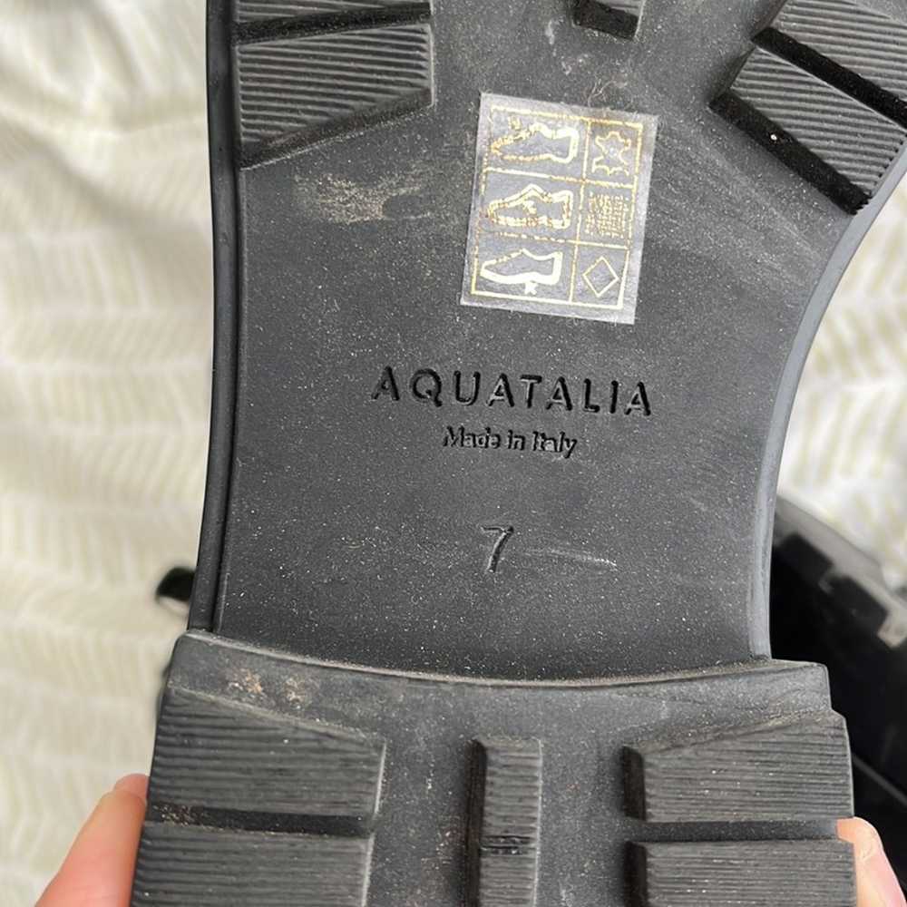 Aquatalia LAILA Waterproof Leather WINTER Boot BL… - image 8