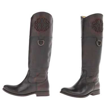FRYE Melissa Logo Tall Leather Boot