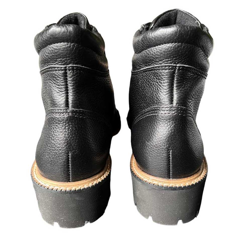 Paul Green Boots Black Lace Up Alpine Lug Sole Wo… - image 4