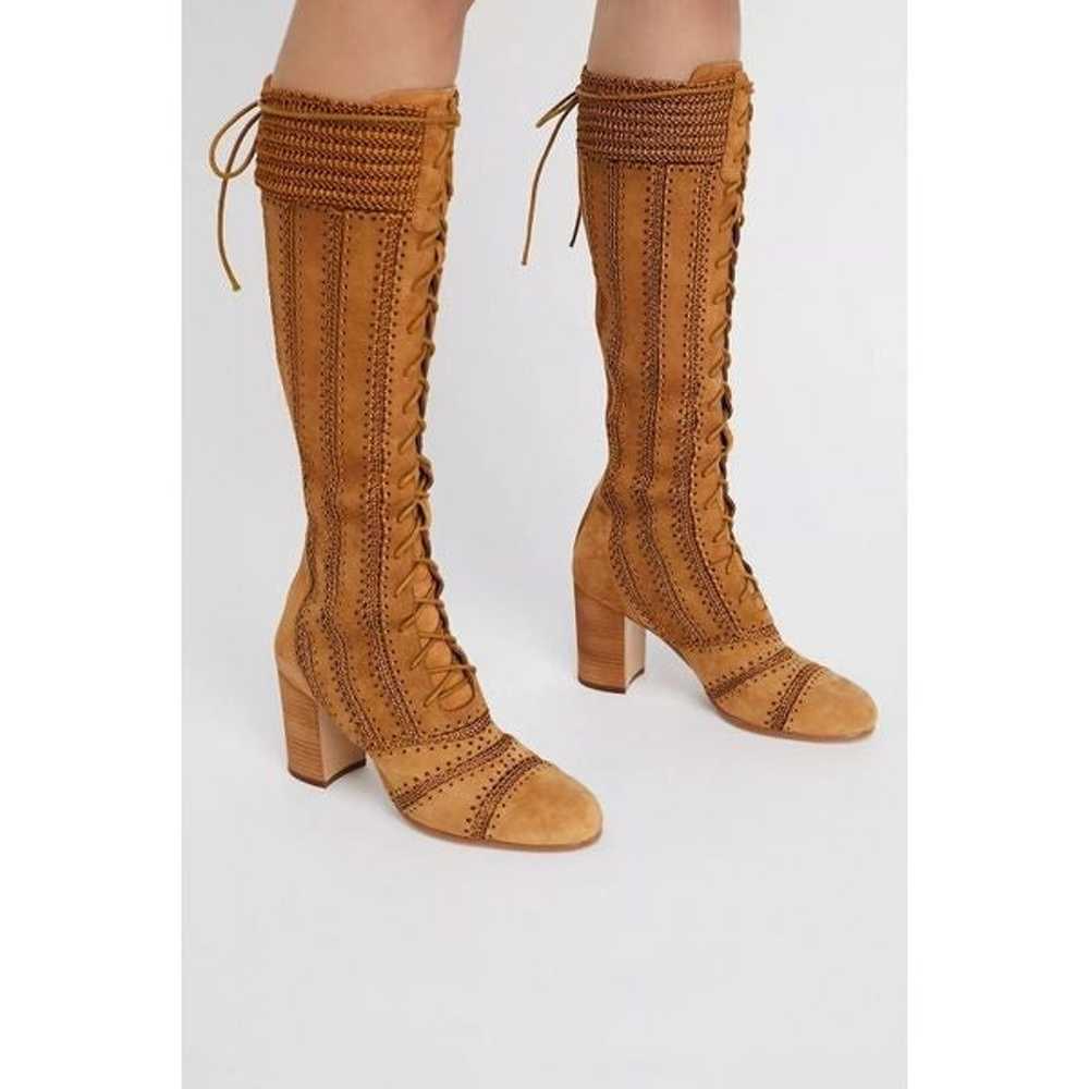 Free People Blaire Lace-Up Boots - image 1
