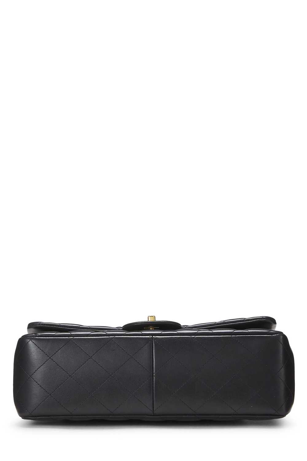 Black Quilted Lambskin New Classic Double Flap Ju… - image 5