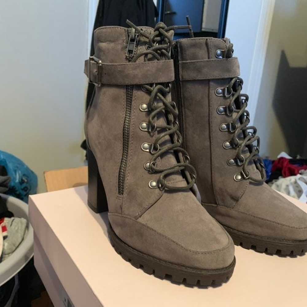 lace up booties - image 2