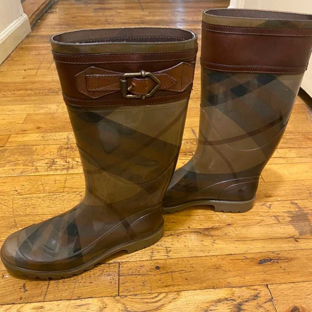 Burberry rain boots - image 1