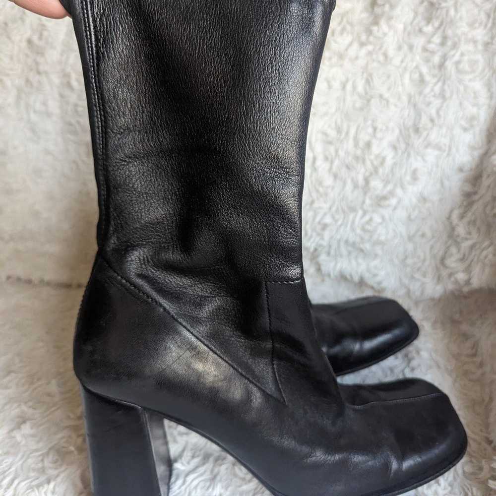 PRADA leather boots - image 6