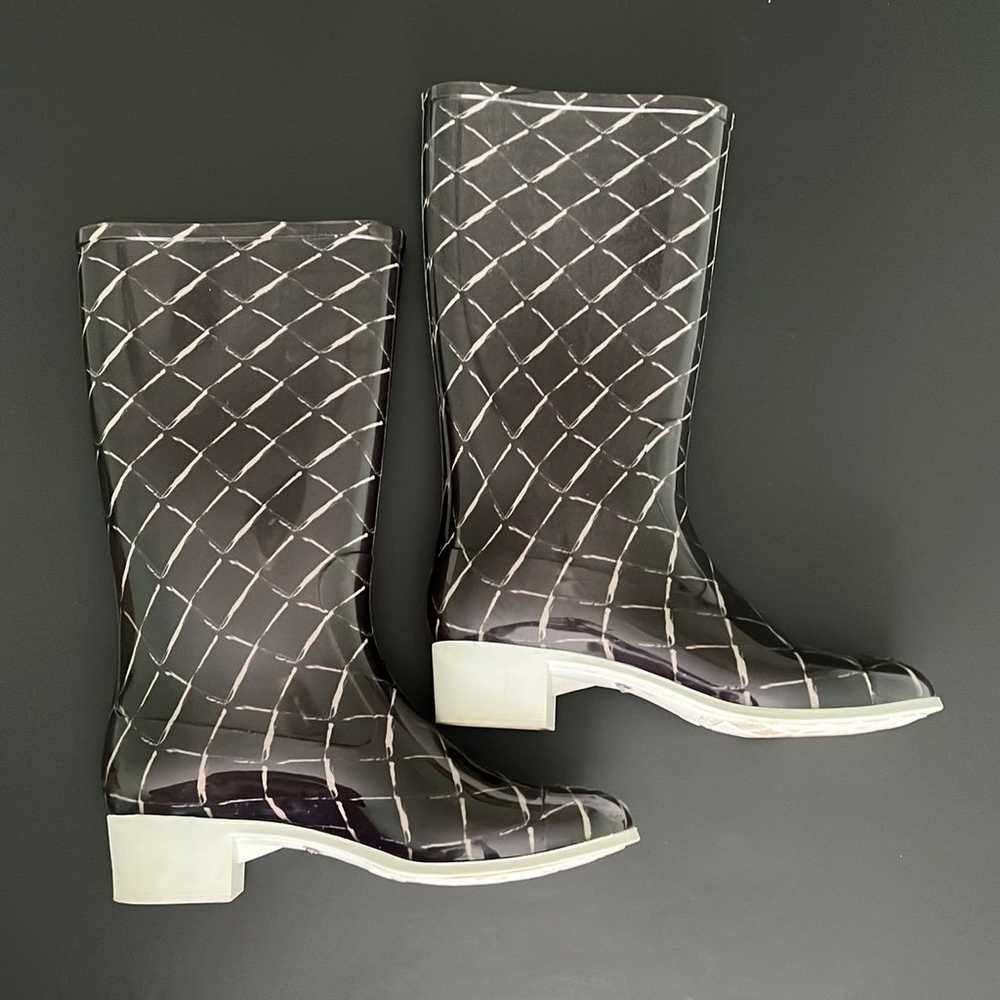Chanel Rain Boots - Size 38 - image 1