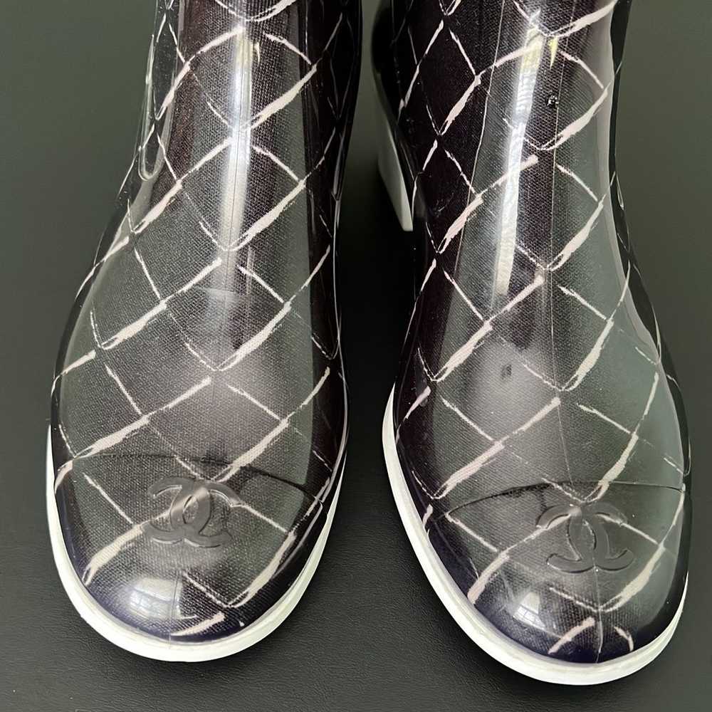 Chanel Rain Boots - Size 38 - image 5