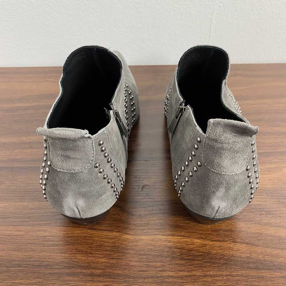 Anine Bing Gray Suede Low Ankle Charlie Booties S… - image 8