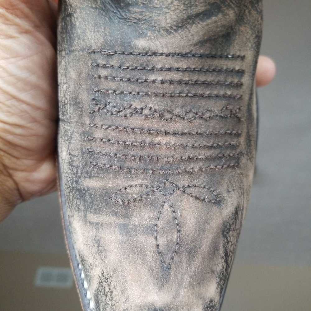 Southwestern Aztec Beaded Cowboy Boots - image 4