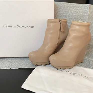 Camilla Skovgaard Saw Sole Leather Ankle buy Wedge Bootie