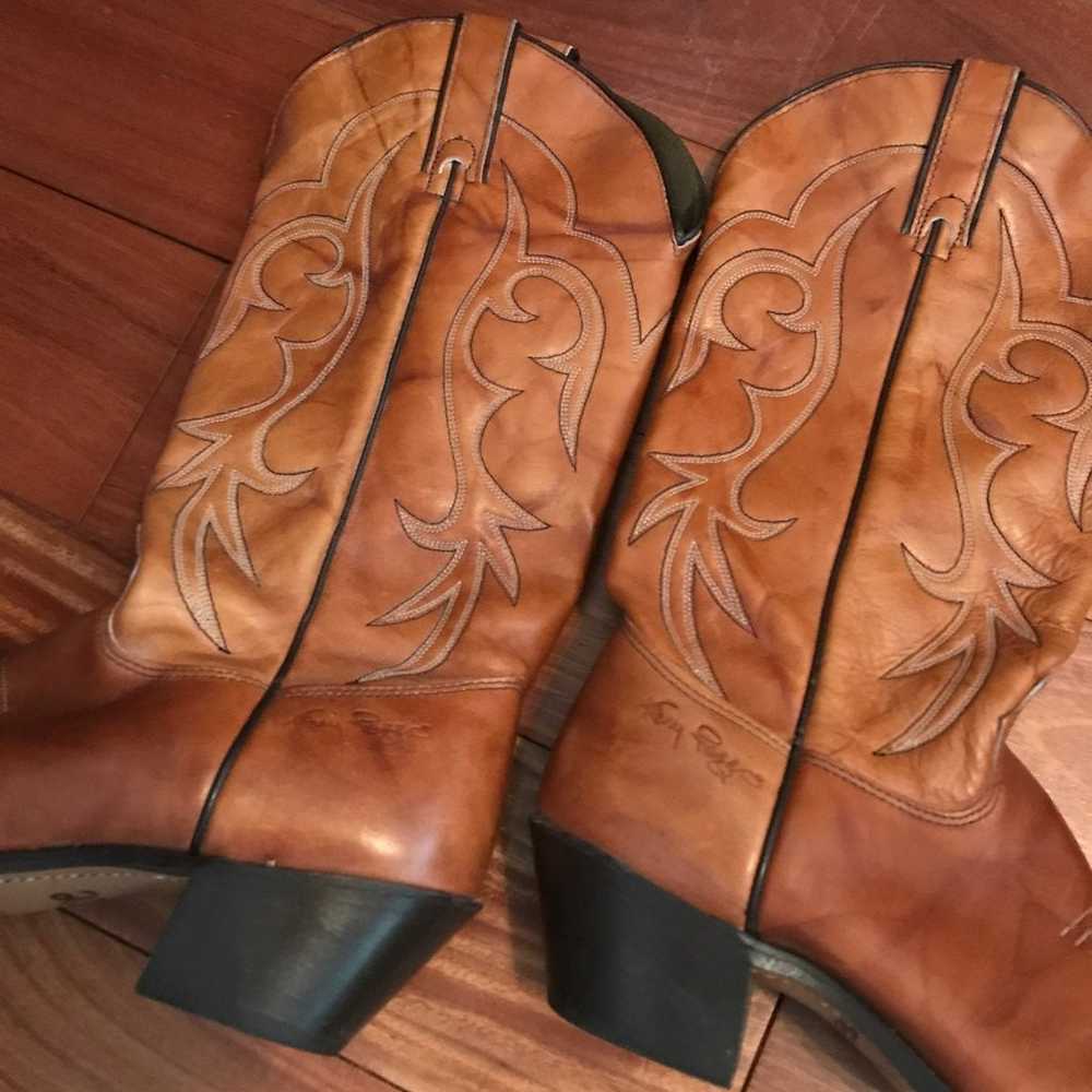 Roy Rogers 1960 Leather Cowboy Boots - image 2