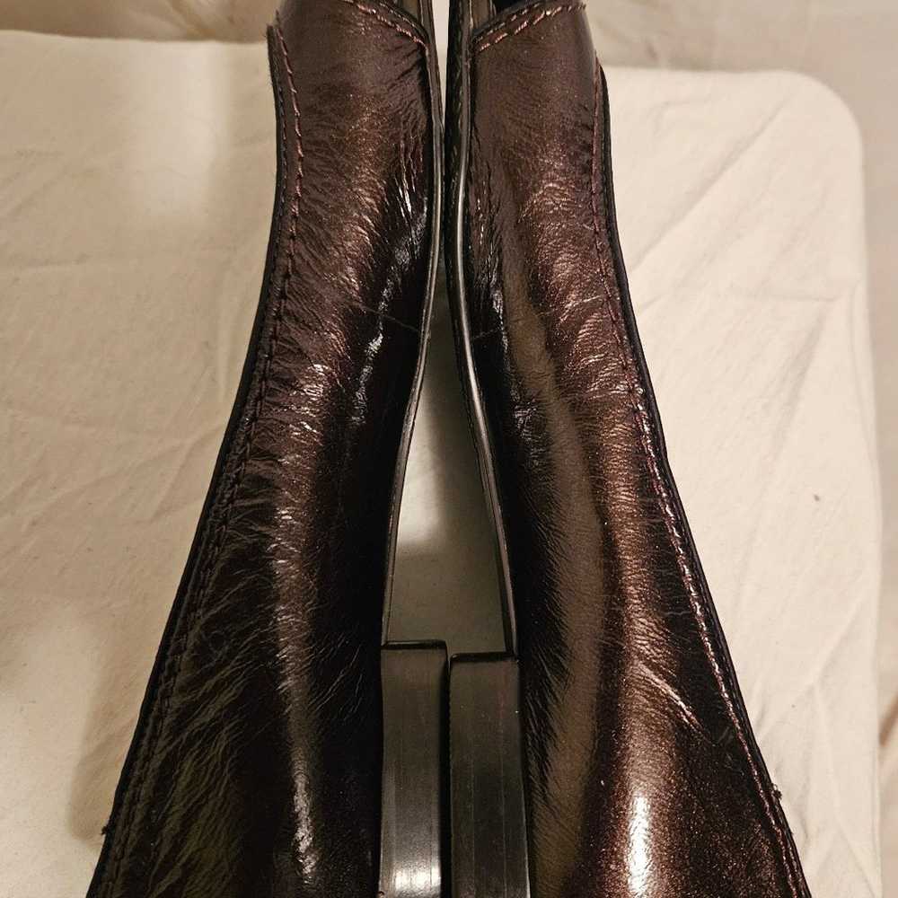 Calvin Klein Nevey Size 9, Brown patent leather - image 3