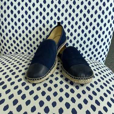 Talbots navy shoes size 8