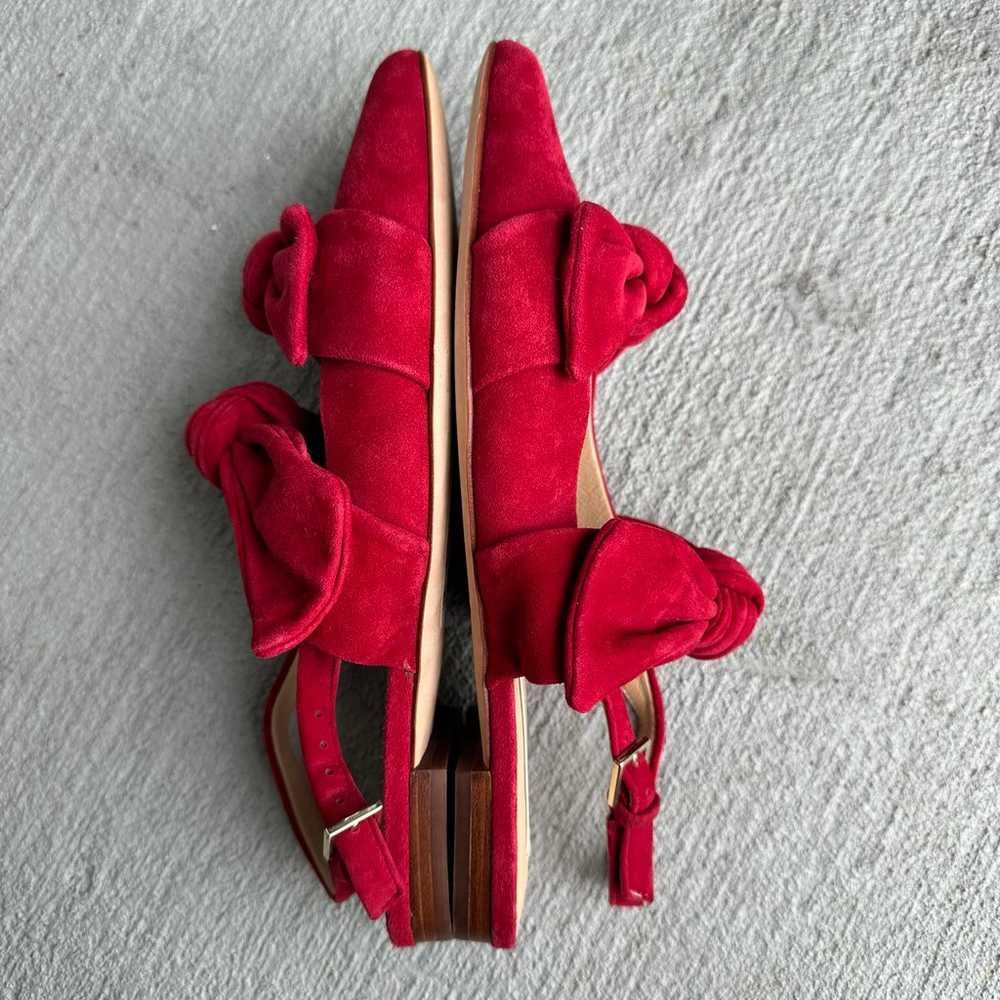 Antonio Melani Remalyn Suede Red Rouge Double Bow… - image 6