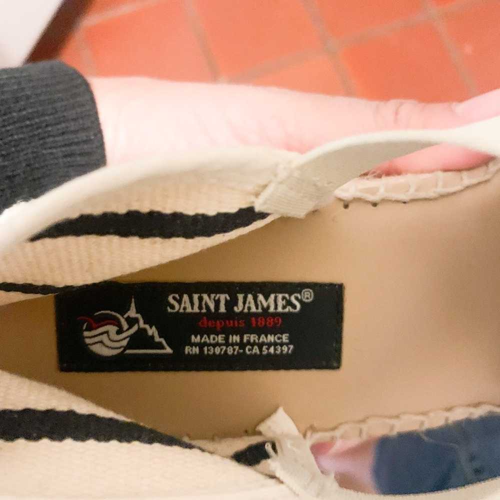 NWOT Saint James Nautical Striped Espadrilles siz… - image 5