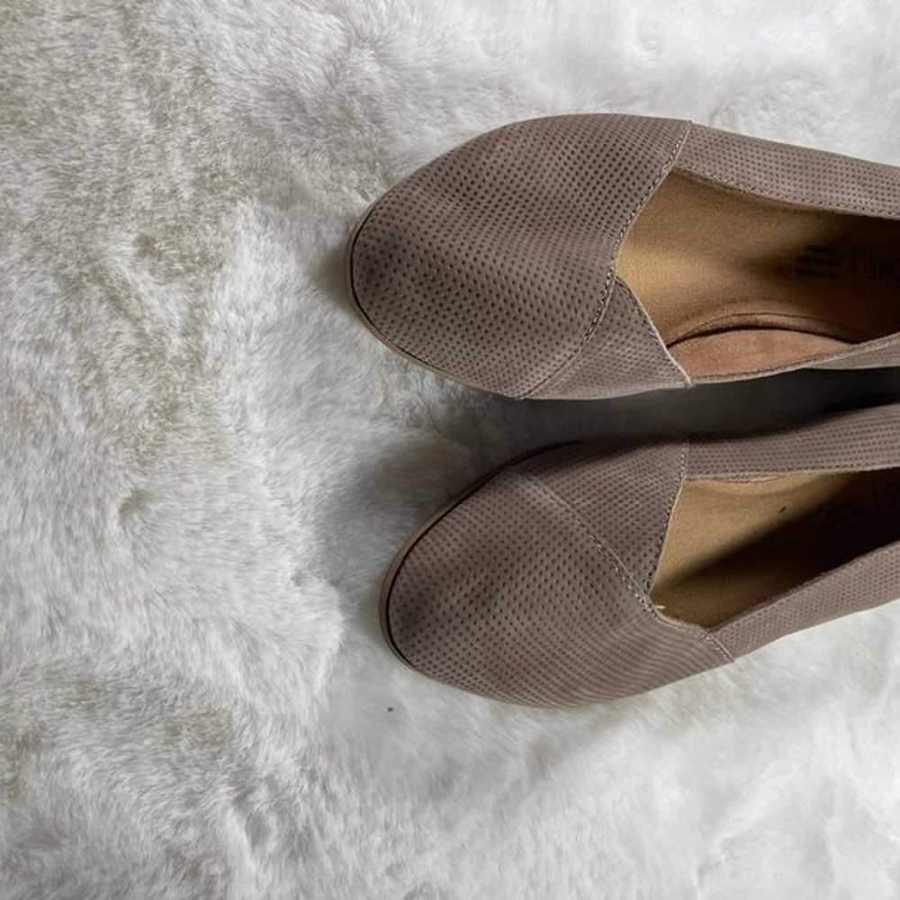 Toms NWOB New Ballet Flats Size 8 Tan Faux Suede … - image 4