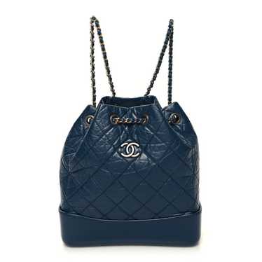 CHANEL Aged Calfskin Quilted Small Gabrielle Backp