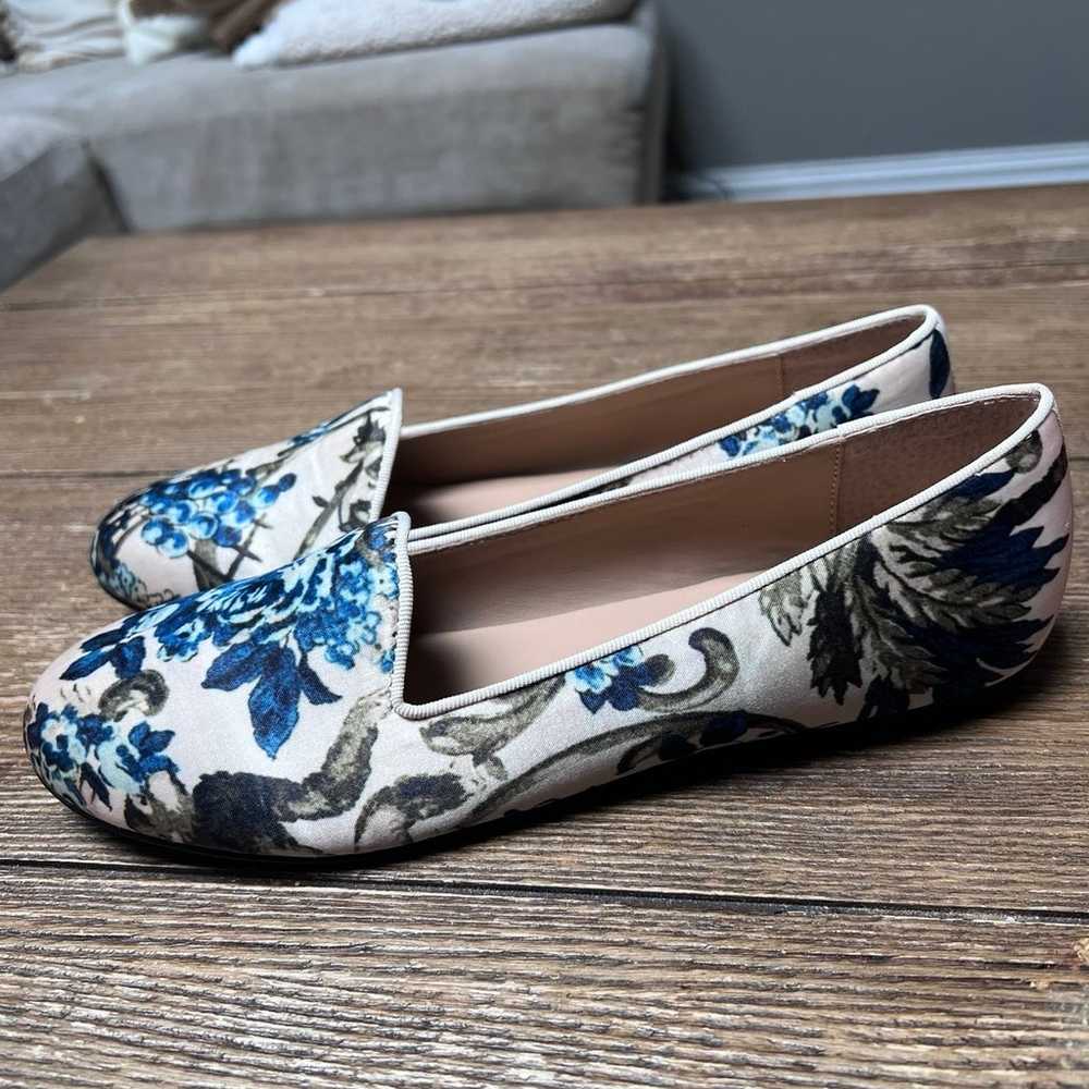 Dara Satin floral Flats Casual Dress Shoes - image 4