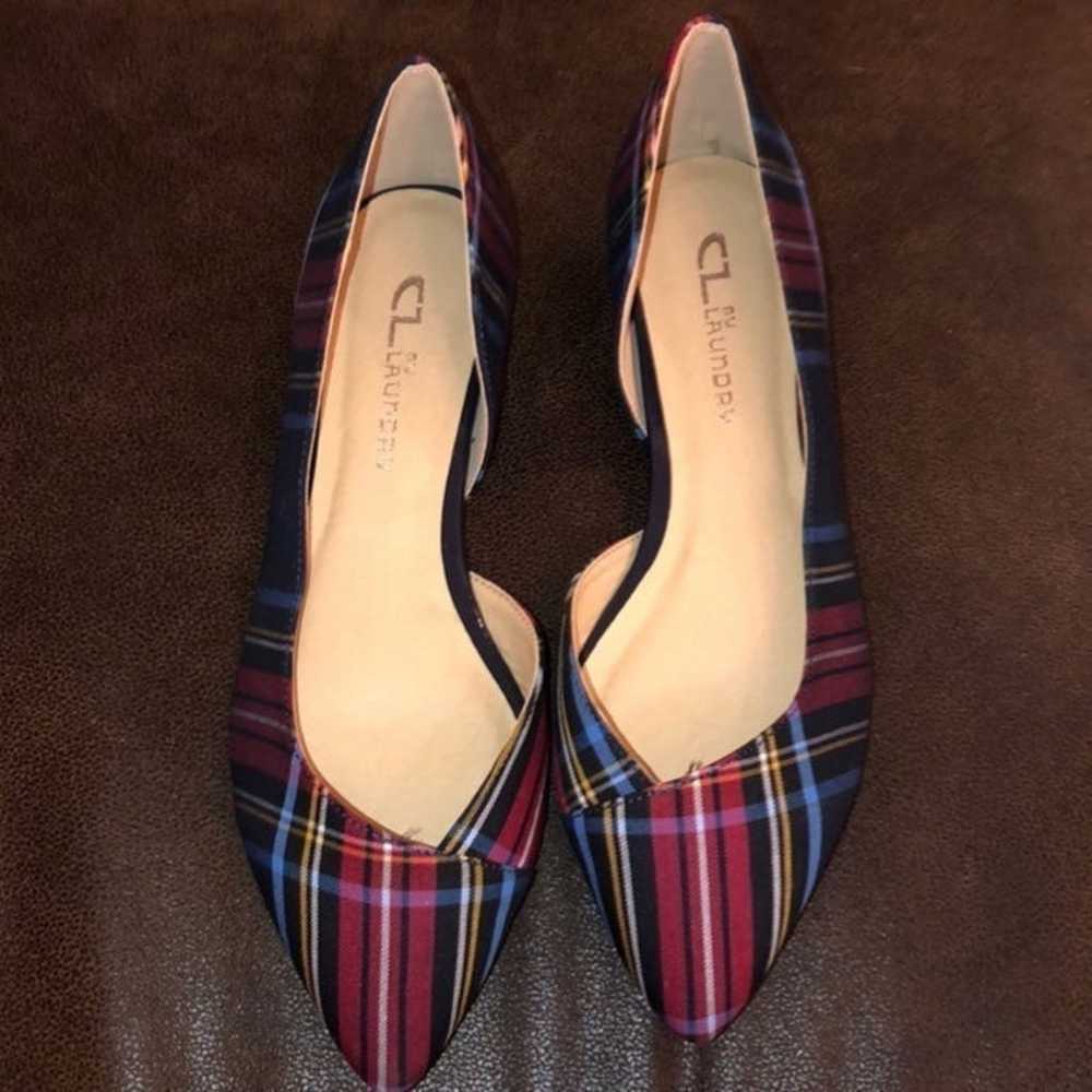 CL Chinese Laundry Plaid Hiromi Flats Shoes Size … - image 4