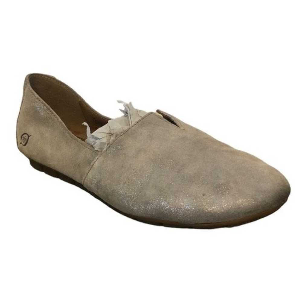 BORN Women's D74603 SEBRA Leather Flat Shoes Size… - image 11