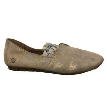 BORN Women's D74603 SEBRA Leather Flat Shoes Size… - image 1