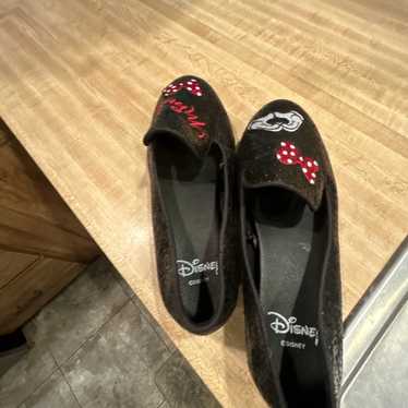 Disney Minnie Mouse Glitter Flats New