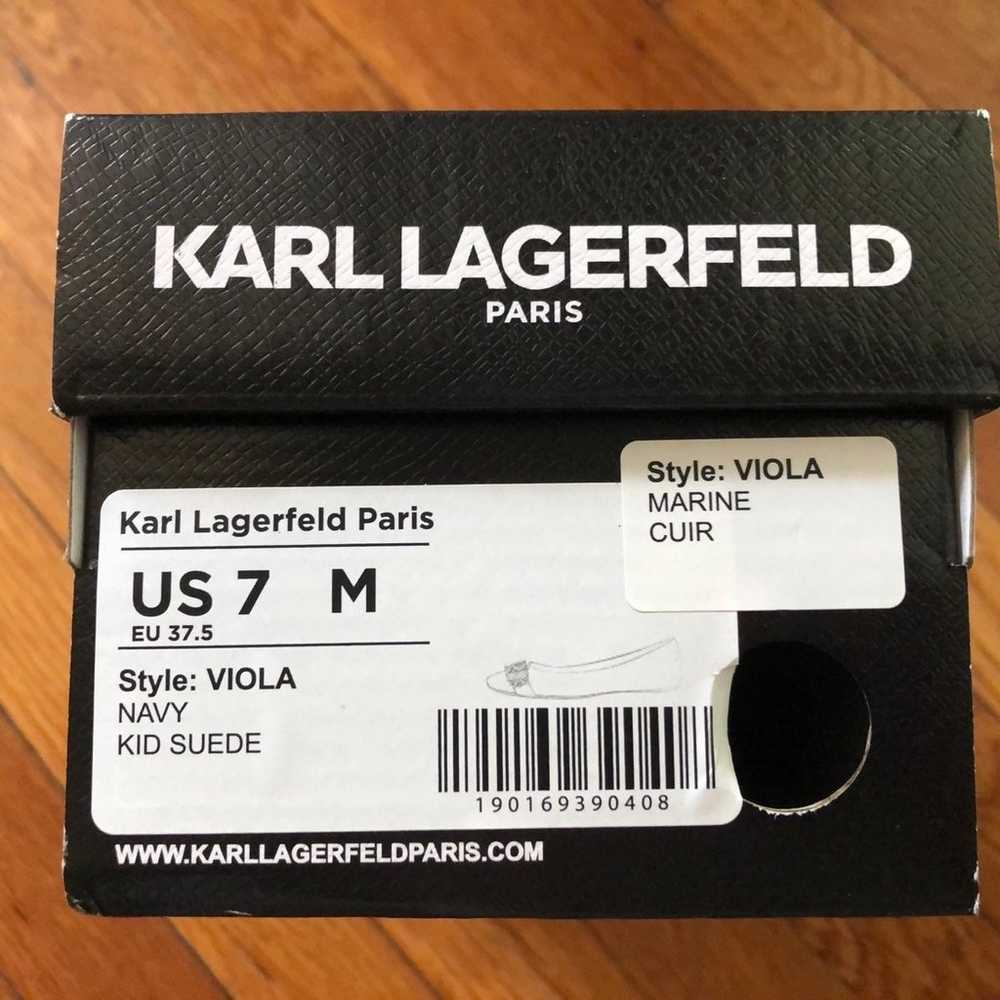 KARL LAGERFELD flat shoes size 7 - image 2