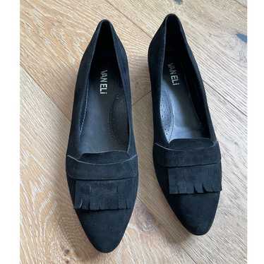 Van Eli Black Suede Loafer