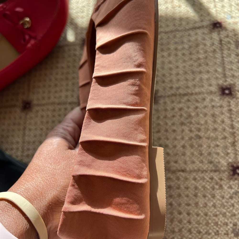 Korks Kork Ease neutral square toe fabric ballet … - image 4