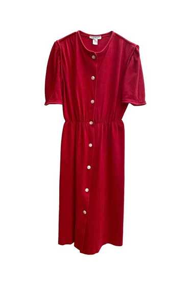 Long cotton dress - Long buttoned dress Material: 