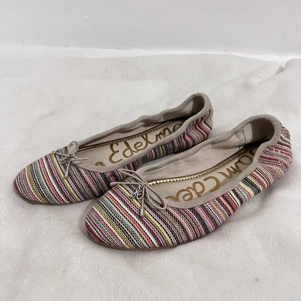 Sam Edelman Multicolor Striped Ballet Flat Shoes … - image 2
