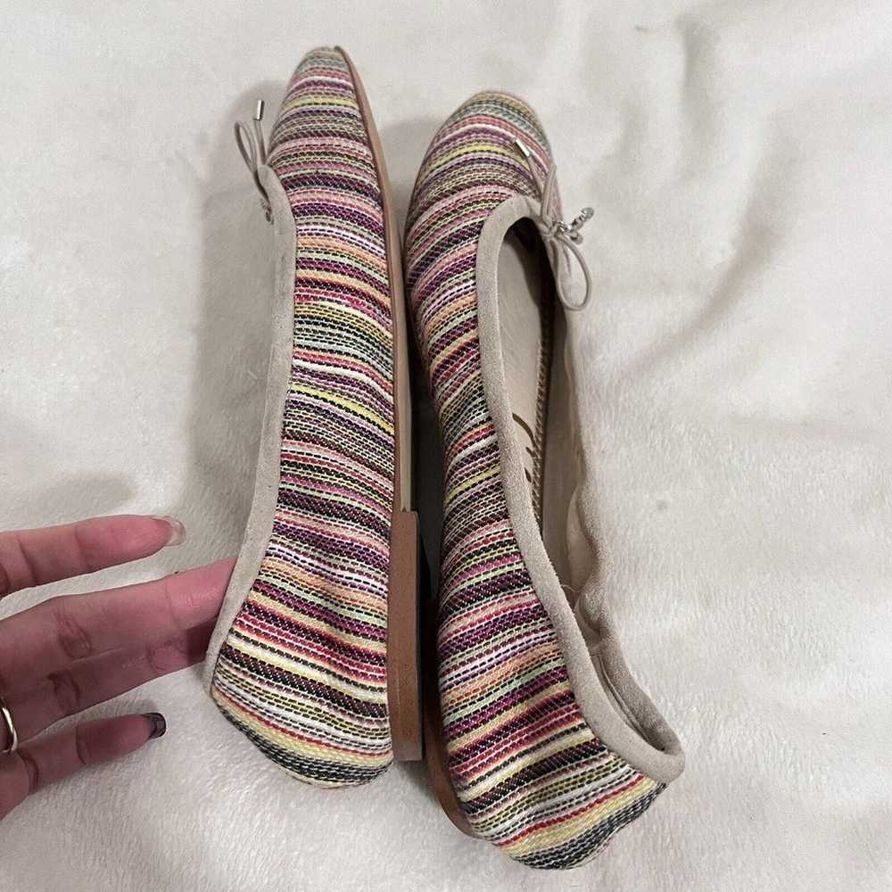 Sam Edelman Multicolor Striped Ballet Flat Shoes … - image 5
