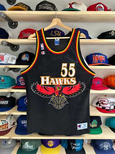 Vintage Atlanta Hawks Dikembe Mutombo Big Hawk Je… - image 1