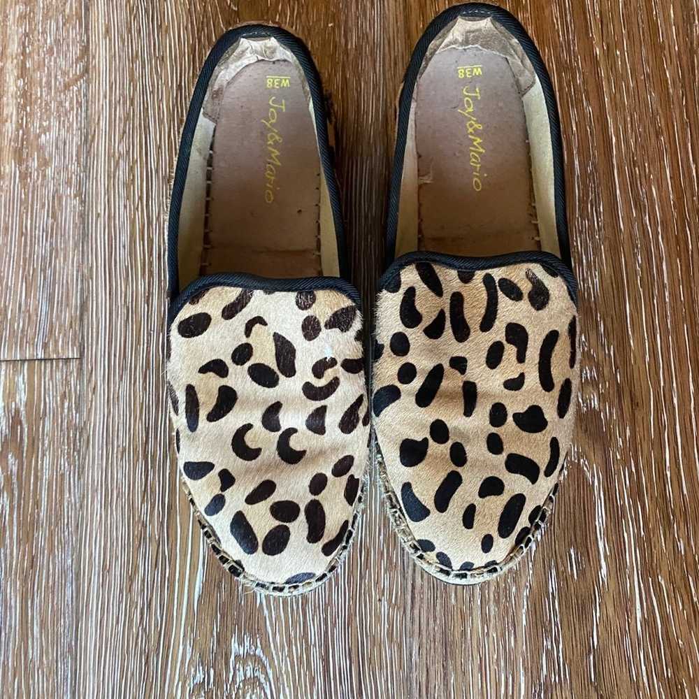 Joy & Mario Leopard print leather shoes - image 2