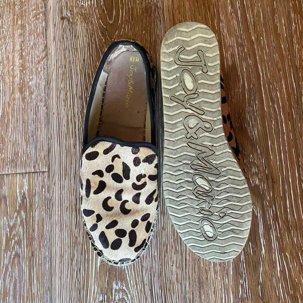 Joy & Mario Leopard print leather shoes - image 3