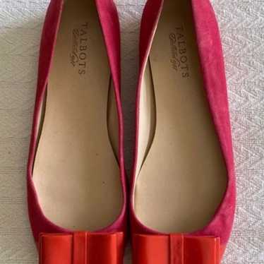 Talbots Womens Flats Patent Leather Suede Ballet … - image 1