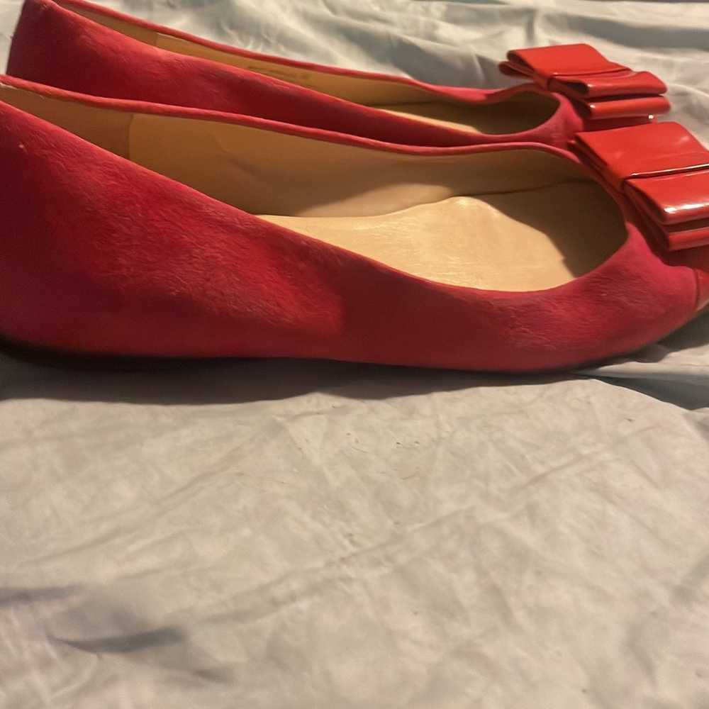 Talbots Womens Flats Patent Leather Suede Ballet … - image 3