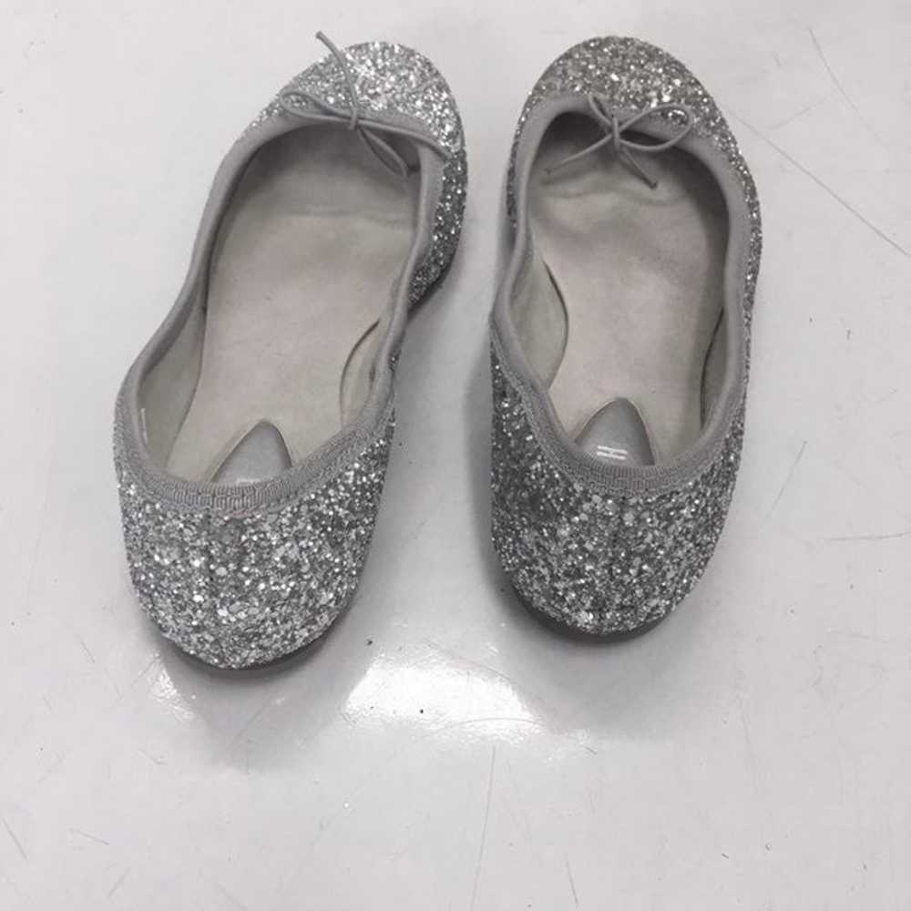 Bloch Eloise Ballet Flats/Shoes, Silver/White, 6 - image 2