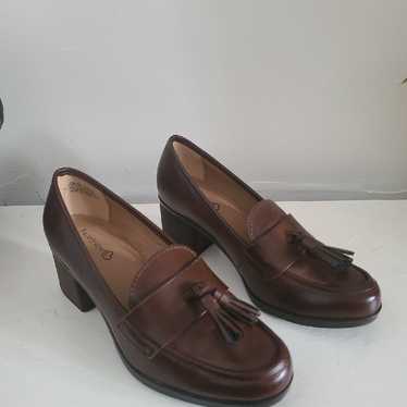 Leather Bare traps shoes brown