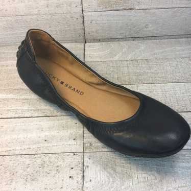 Lucky Brand Womens Ballet Black Leather - image 1