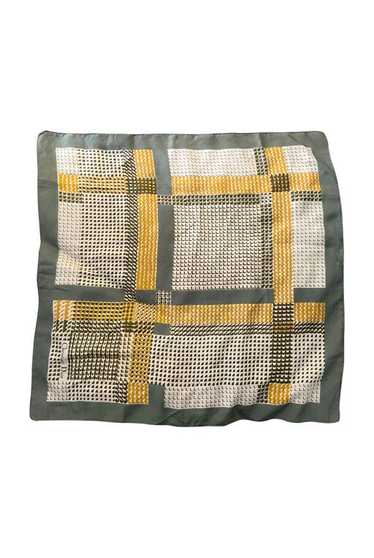 Dior silk scarf - Geometric printed silk square in