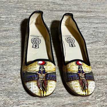 NWOB Isis Goddess of the sky flat shoes