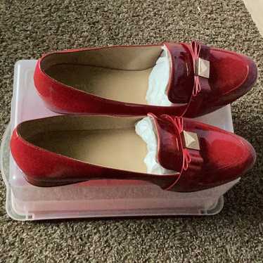 Micheal Kors Red Loafers