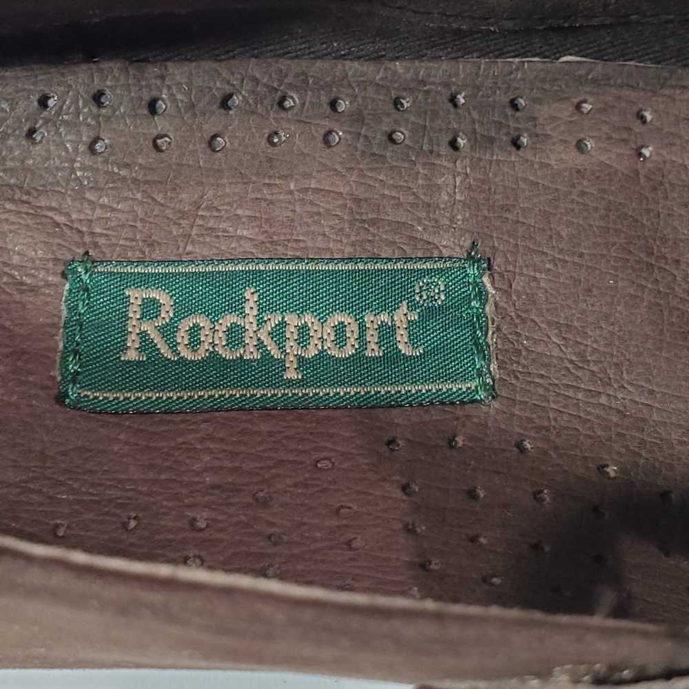 Rockport Brown Leather Suede Mary Jane Buckle Fla… - image 10