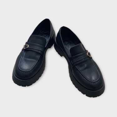 Heart Ring Black Chunky Loafers - image 1