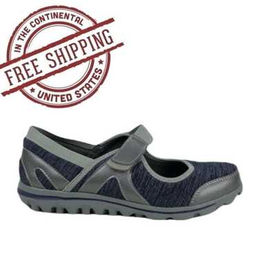 Propét Womens Onalee WAA003J Gray Blue Round Toe … - image 1