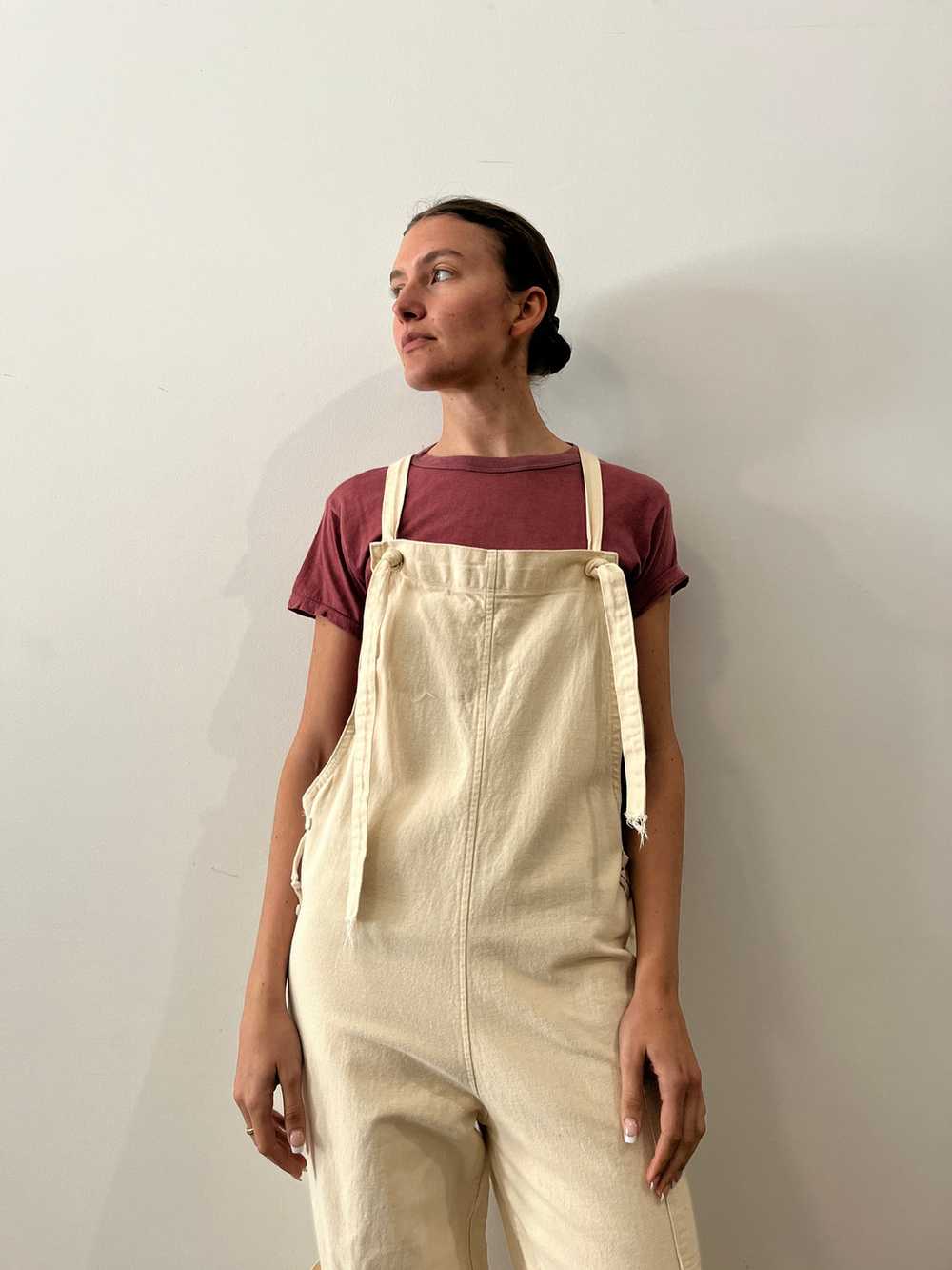 Cotton Canvas Deck Overalls - image 3