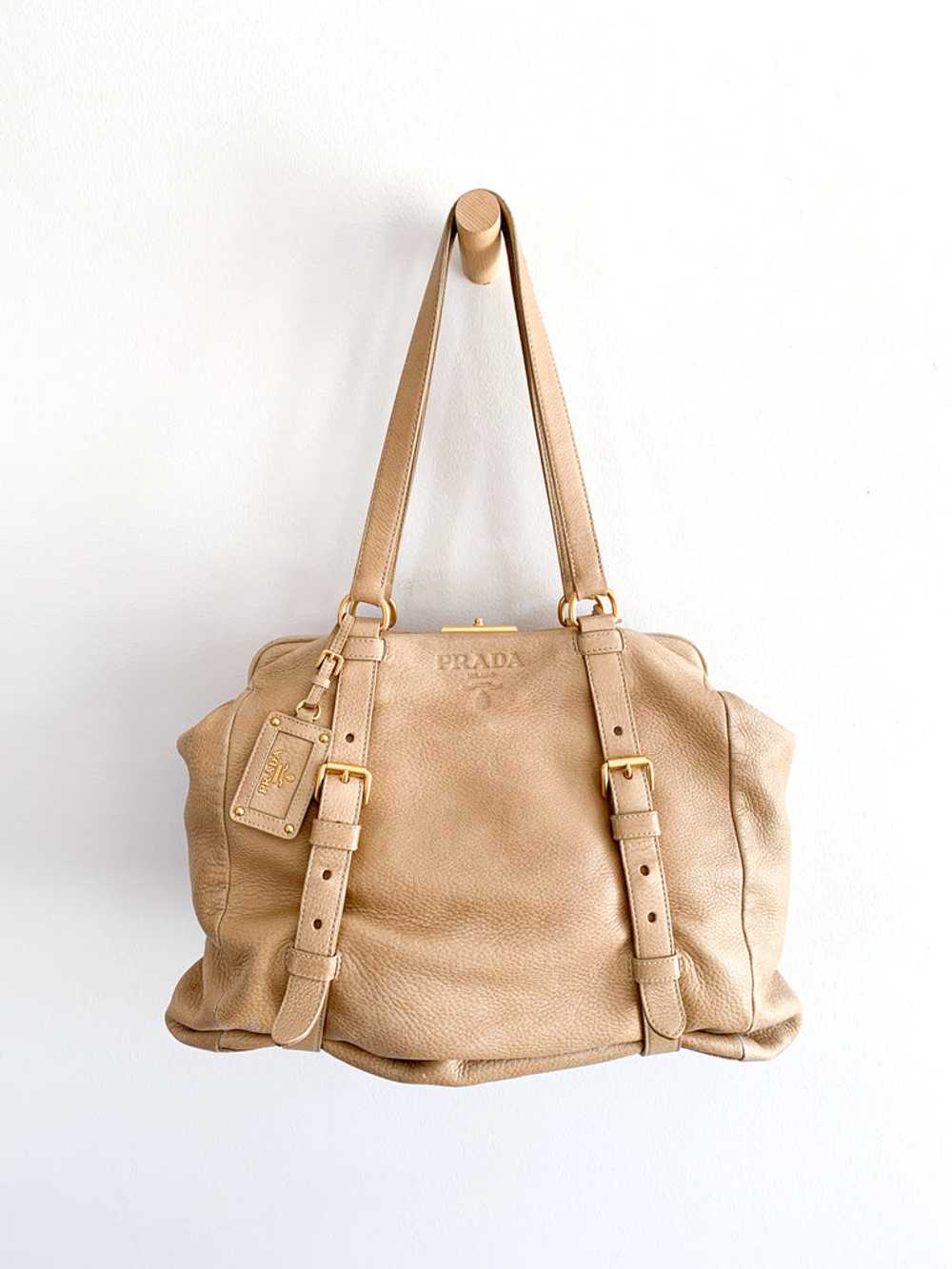 Prada Cervo Folding Handbag - image 1