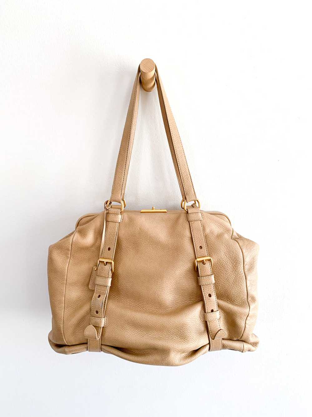 Prada Cervo Folding Handbag - image 4