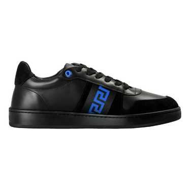 Versace Leather low trainers