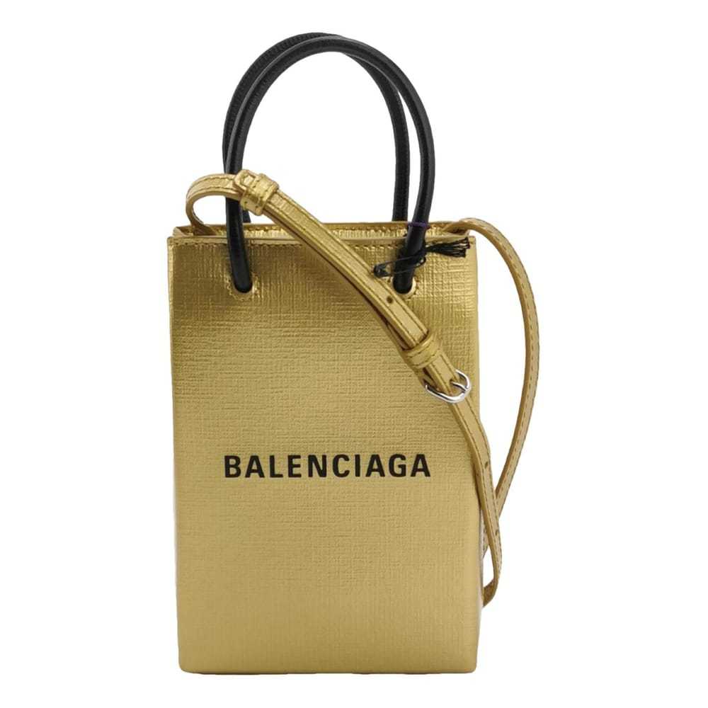 Balenciaga Shopping Phone Holder leather handbag - image 1